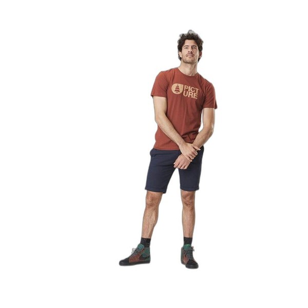 Men’s Short Sleeve T-Shirt Picture MTS952.H Brown (M)
