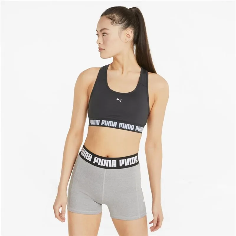Sports Bra Puma Mid Impact Stro Black