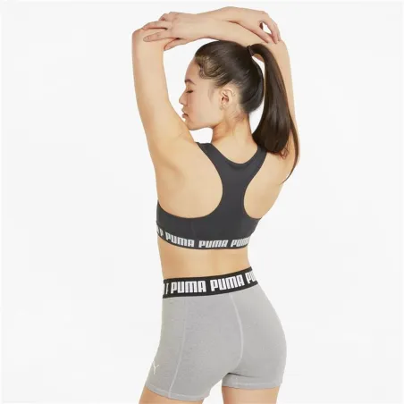 Sports Bra Puma Mid Impact Stro Black