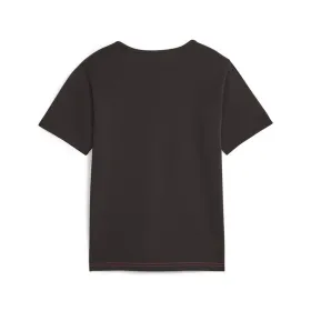 Спортивная футболка с коротким рукавом, детская Puma 657527 53 Чёрный (7-8 Years)