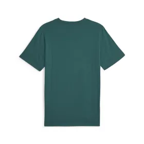 Men’s Short Sleeve T-Shirt Puma 677186 43 Blue (M)