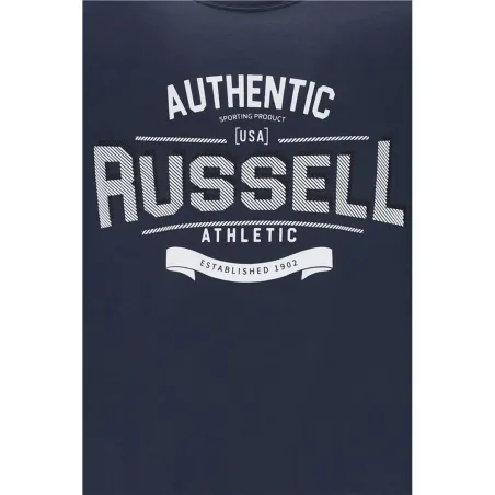 Men’s Short Sleeve T-Shirt Russell Athletic A30081-OB-155 Dark blue (S)
