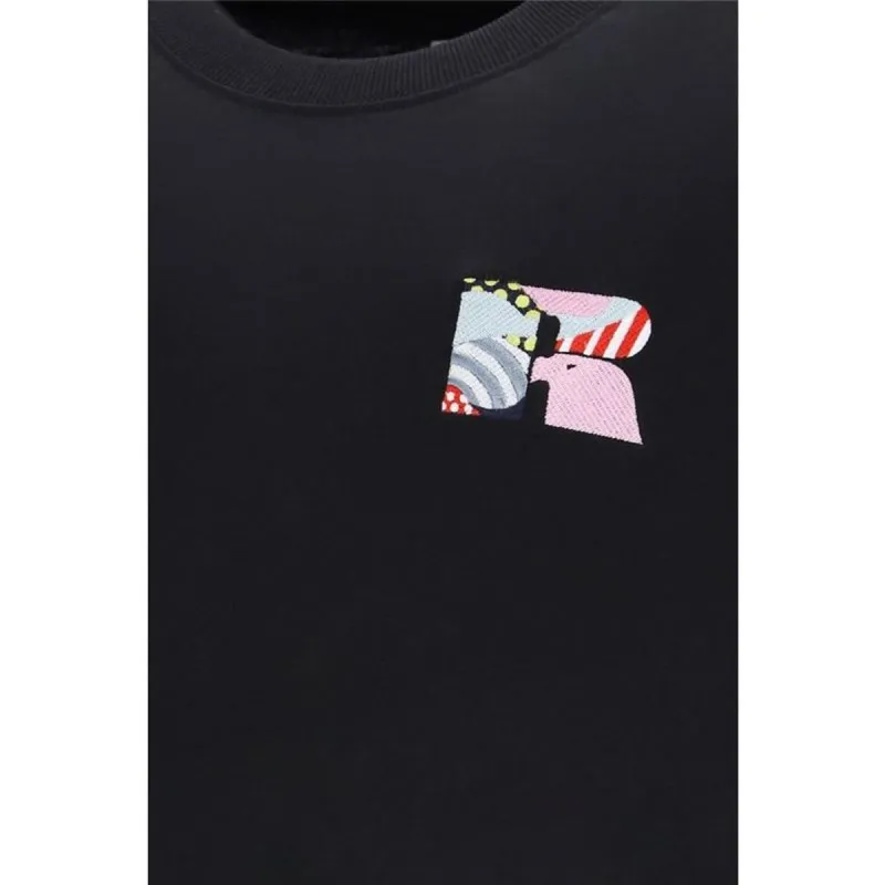 Men’s Short Sleeve T-Shirt Russell Athletic E36221-IO 099 Black (M)