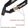 Замок с ключом Master Lock Чёрный 90 cm