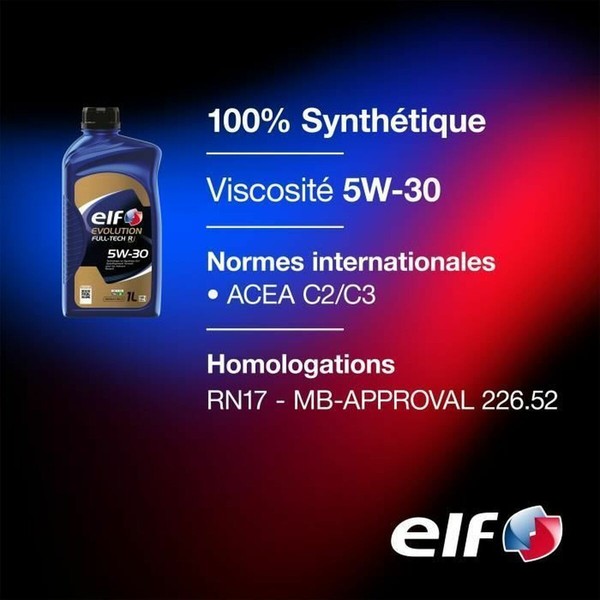 Car Motor Oil Elf Evolution FULL-TECH R 1 L 5W30