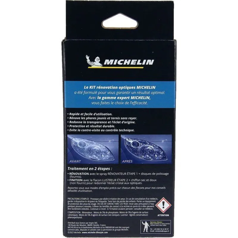 Реставратор фар Michelin 009475 200 ml