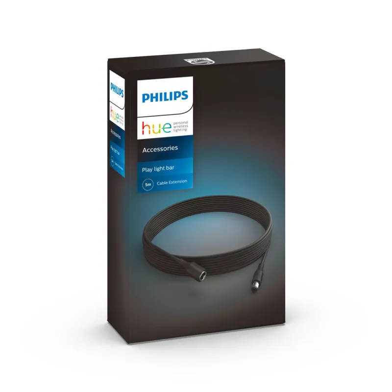 Удлинительный кабель Philips   5 m Чёрный