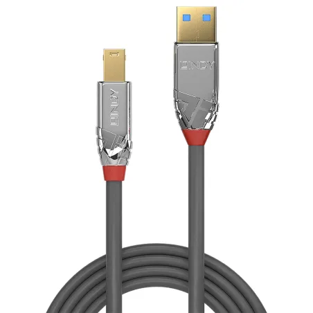USB A to USB B Cable LINDY Black 5 m