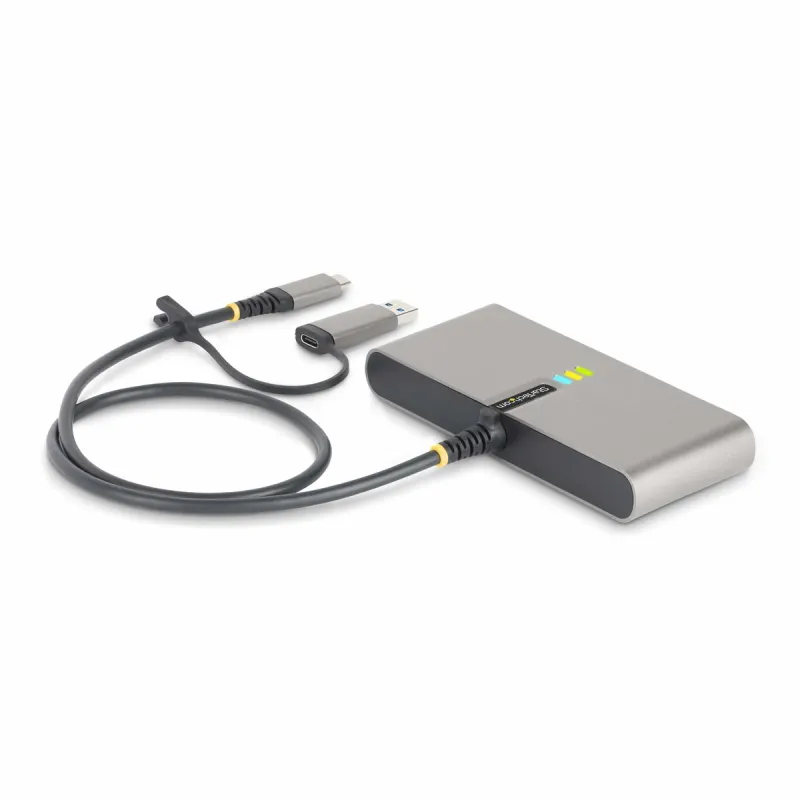 USB-Kaapeli Startech 5G2A1SGBB-USB-C-HUB Harmaa