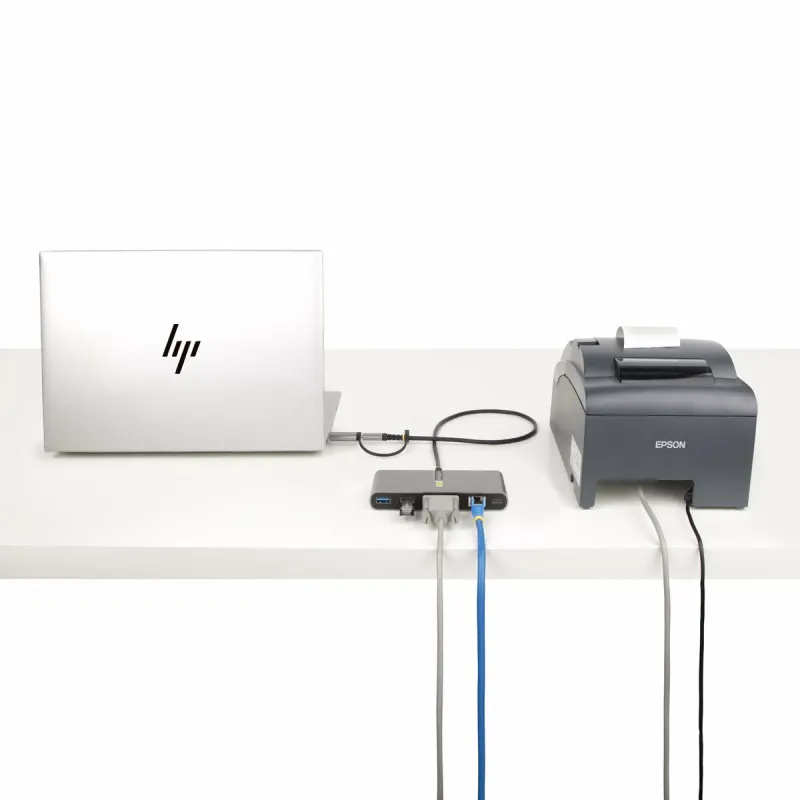 USB-kaabel Startech 5G2A1SGBB-USB-C-HUB Hall