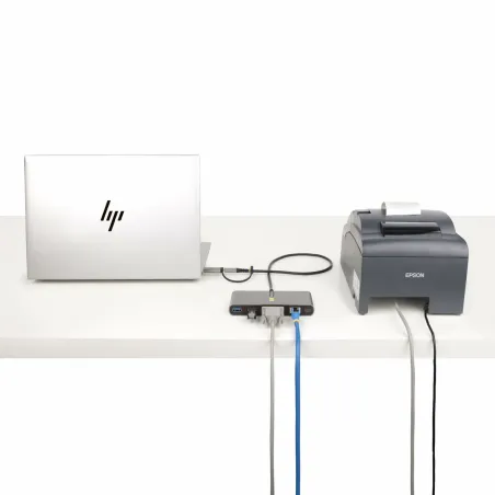 USB-Kaapeli Startech 5G2A1SGBB-USB-C-HUB Harmaa