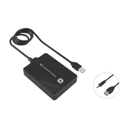 USB-разветвитель Conceptronic 110517107101 Чёрный 90 cm (1 штук)