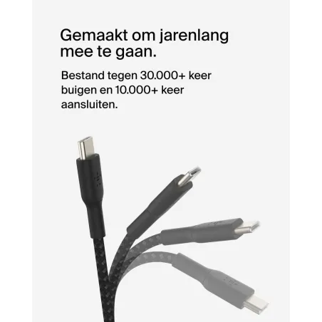 USB-C to USB-C Cable Belkin CAB004BT0MBK Black