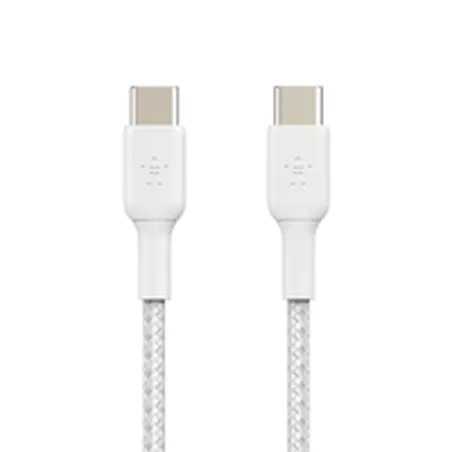 USB-C-Kaapeli Belkin CAB004BT2MWH2PK Valkoinen 2 m (2 osaa)