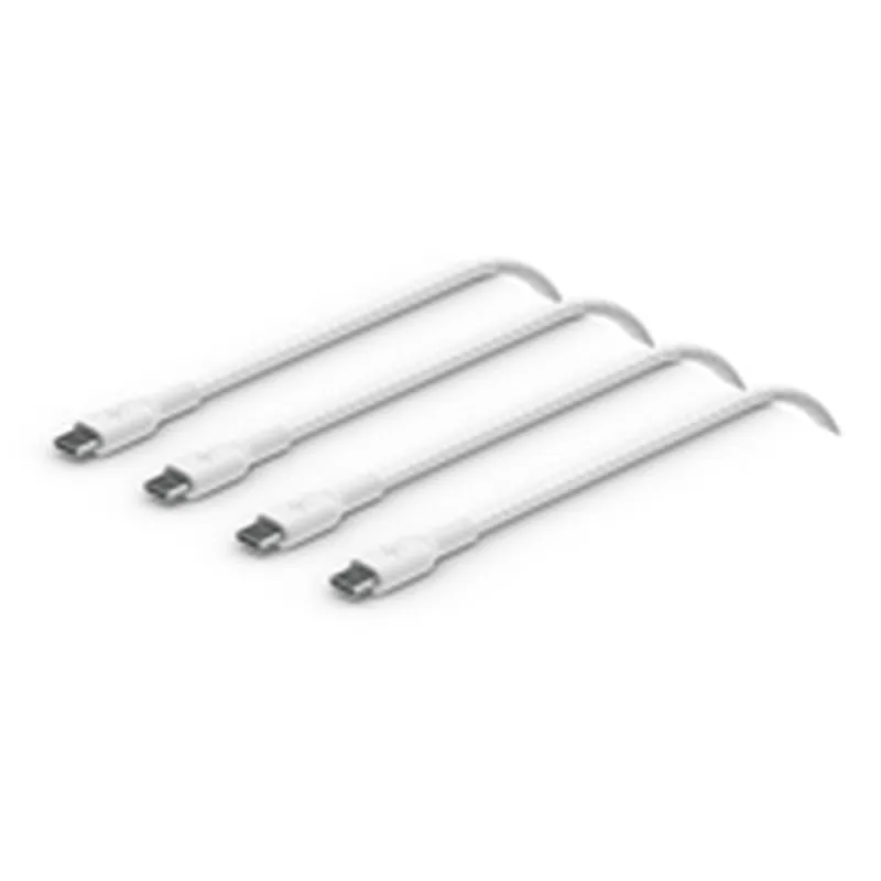 USB-C-Kaapeli Belkin CAB004BT2MWH2PK Valkoinen 2 m (2 osaa)