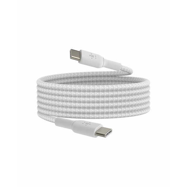 USB-C - USB-C kaapeli Belkin CAB004BT2MWH Balts 2 m