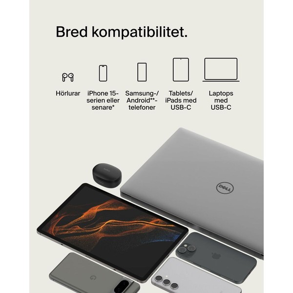 Кабель USB-C — USB-C Belkin CAB004BT2MWH Белый 2 m