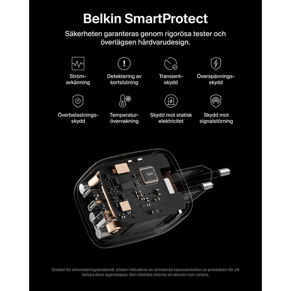 USB Cable Belkin WCH018HQWH White