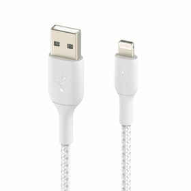 USB-Lightning Kaabel Belkin CAA002BT1MWH Valge 1 m