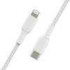 USB-C uz Lightning Kabelis Belkin CAA004BT1MWH Balts 1 m