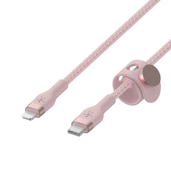 USB-C-Lightning Kaabel Belkin CAA011BT1MPK 1 m Roosa