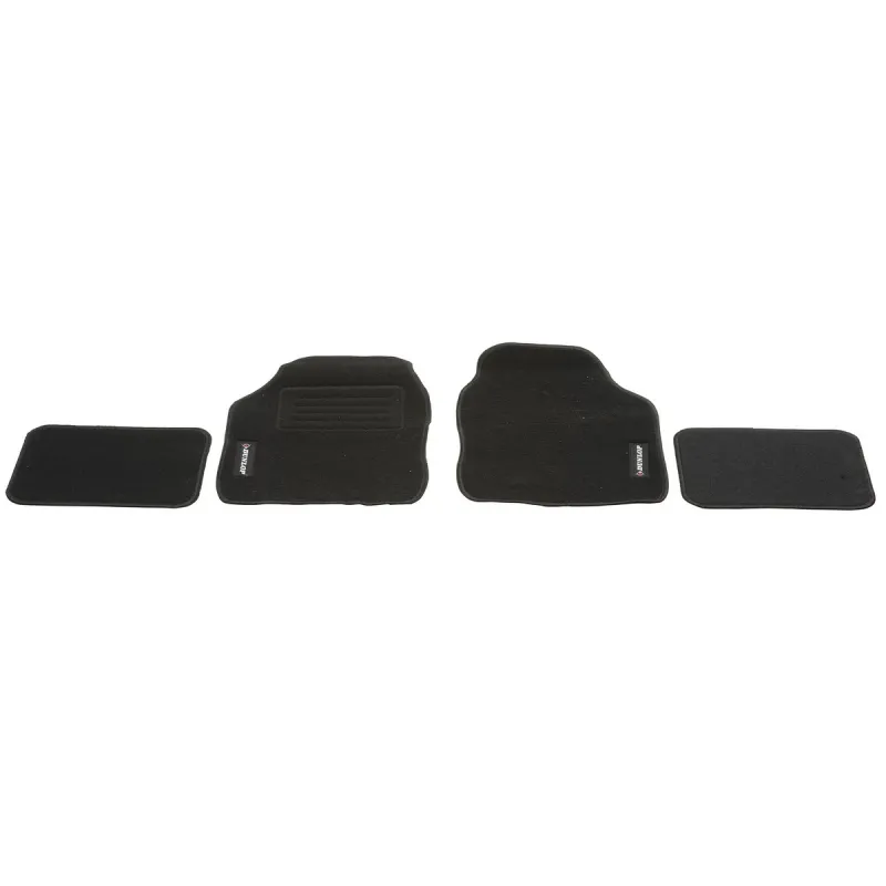 Auto Grīdas Paklāju Komplekts Dunlop Universāls 4 Daudzums Melns