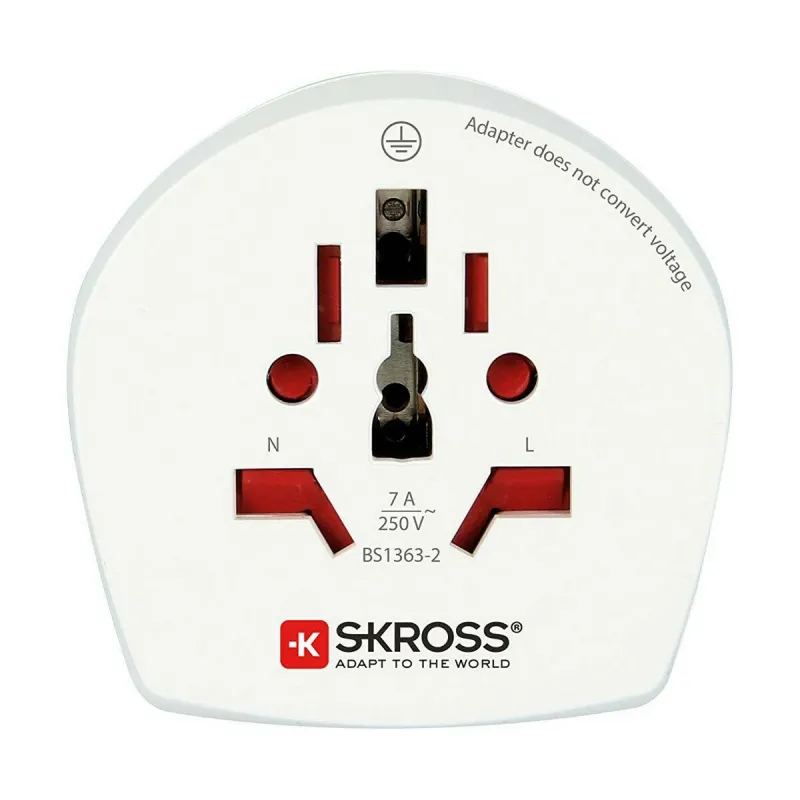 Virta-adapteri Skross 1500225-e Kansainvälinen Yhdistynyt Kuningaskunta