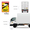 Adhesives EDM 02188 Angles Morts 17 x 25 cm Lorry 3 Units