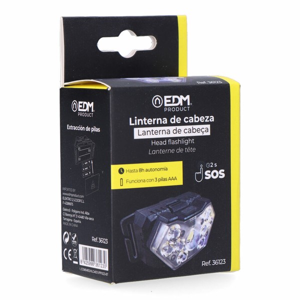LED žibintuvėlis EDM 36123 5 W 8 W 400 lm | Pirkti internetu — Megaluks