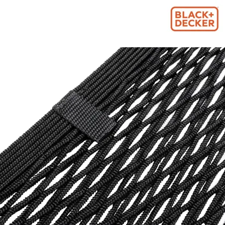 Autostāvvietas tīkls Black & Decker Melns 40/50/60/80 x 25 cm 4 Daudzums