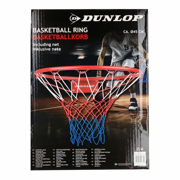 Krepšinio lankas Dunlop Mėlyna Balta Raudona Ø 45 cm