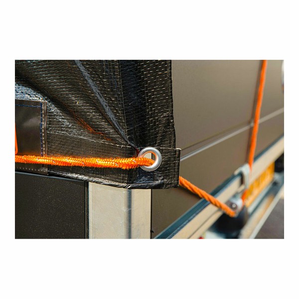Piekabes pārsegs Black & Decker Melns 3 x 4 m