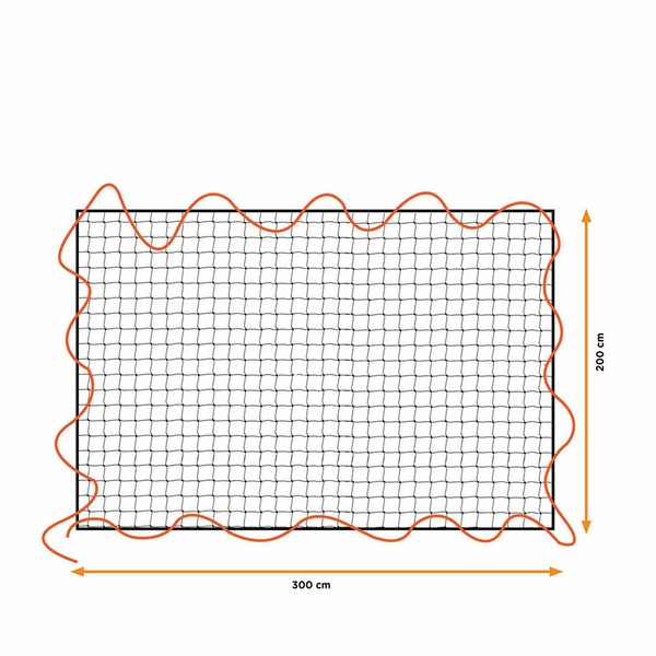 Vilcēja tīkls Black & Decker 2 x 3 m