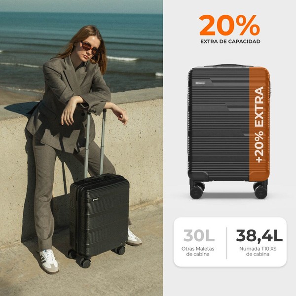 Set of suitcases Numada Black (3 Pieces)