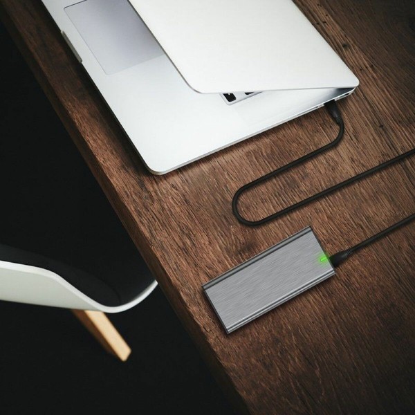 USB-C-Kaapeli Aisens Musta 60 cm