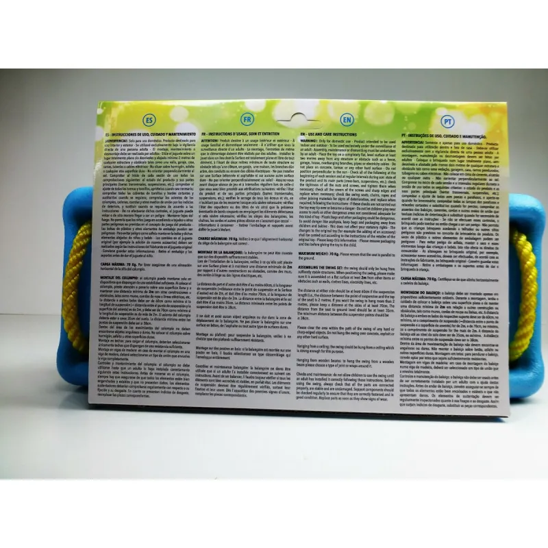 Sūpynės Colorbaby 36 x 173 x 15 cm (4 vnt.)