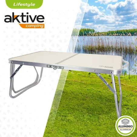 Sulankstomas stalas Aktive Kreminė 60 x 25 x 40 cm (4 vnt.)