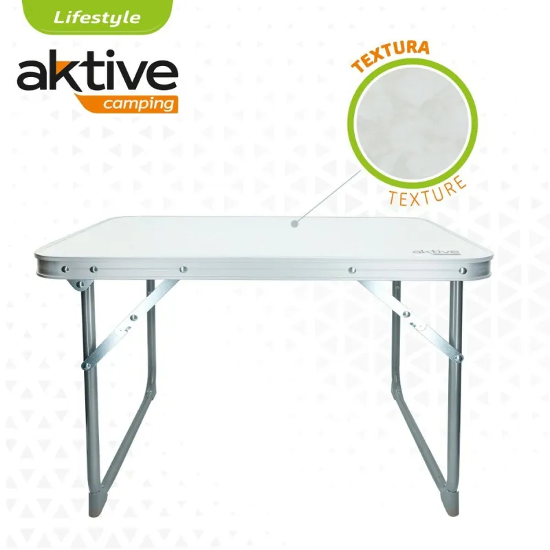 Sulankstomas stalas Aktive Balta 60 x 40 x 40 cm (4 vnt.)