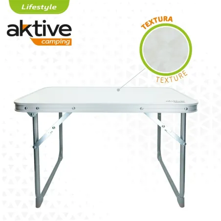 Sulankstomas stalas Aktive Balta 60 x 40 x 40 cm (4 vnt.)