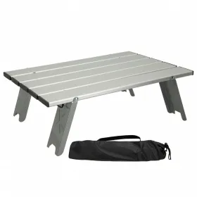 Sulankstomas stalas Aktive Sidabras Aliuminis 40 x 13 x 28,5 cm (4 vnt.)