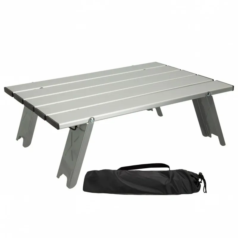 Sulankstomas stalas Aktive Sidabras Aliuminis 40 x 13 x 28,5 cm (4 vnt.)
