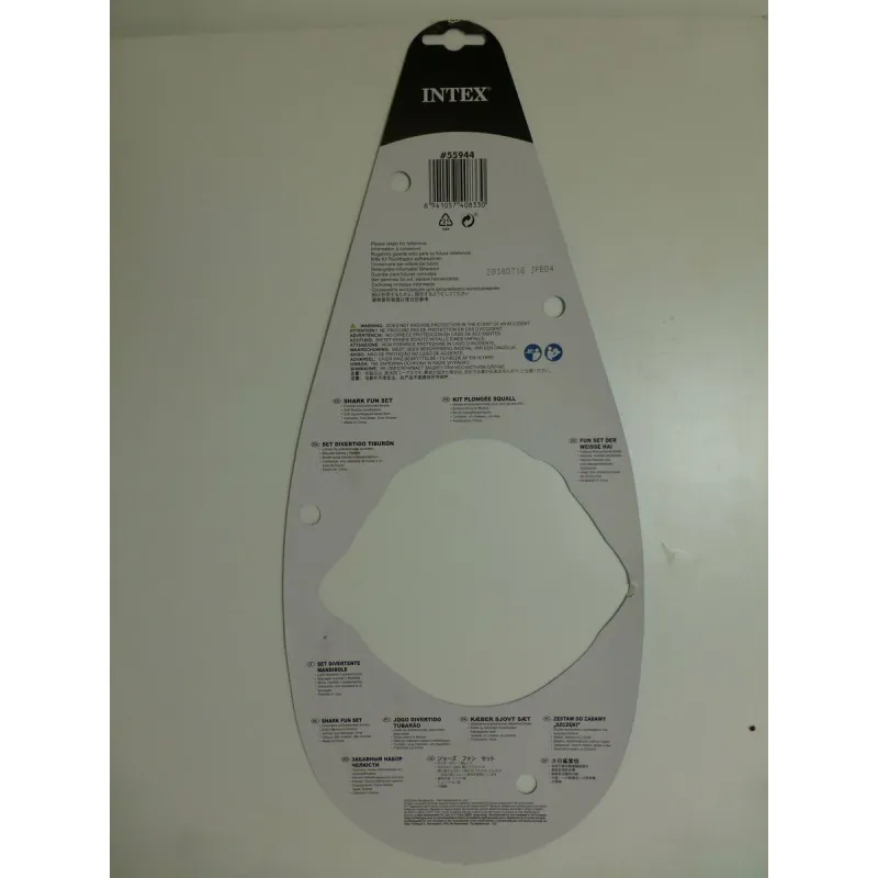 Snorkkelilasit ja -putki lapsille Intex Hai (6 osaa)