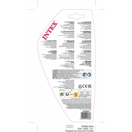 Uimalasit Intex Pro Master (12 osaa)