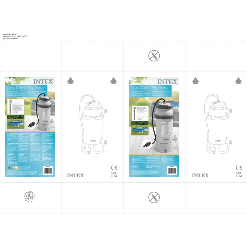 Pool heater Intex Krystal Clear Pool Basics LED Light
