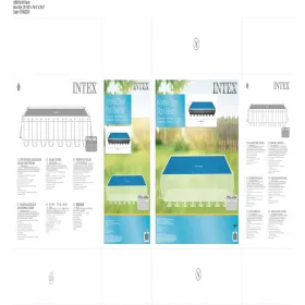 Swimming Pool Cover Intex 28018 Rectangular Solar 975 x 488 cm