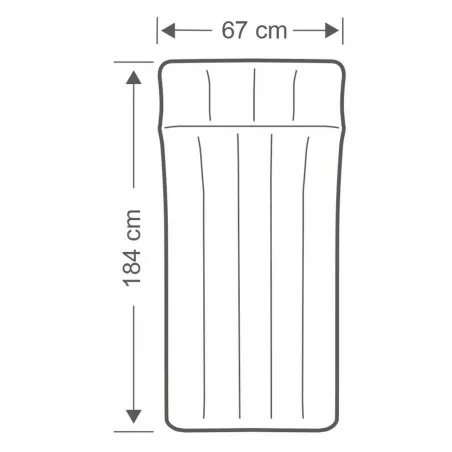 Pripučiama lova Intex 67 x 17 x 184 cm (6 vnt.)
