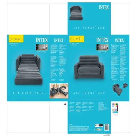 Piepūšamais dīvāns Intex Pull-Out