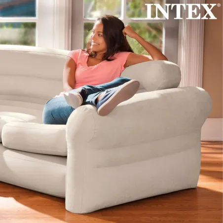 Piepūšamais dīvāns Intex 257 x 76 x 203 cm Stūra skapis