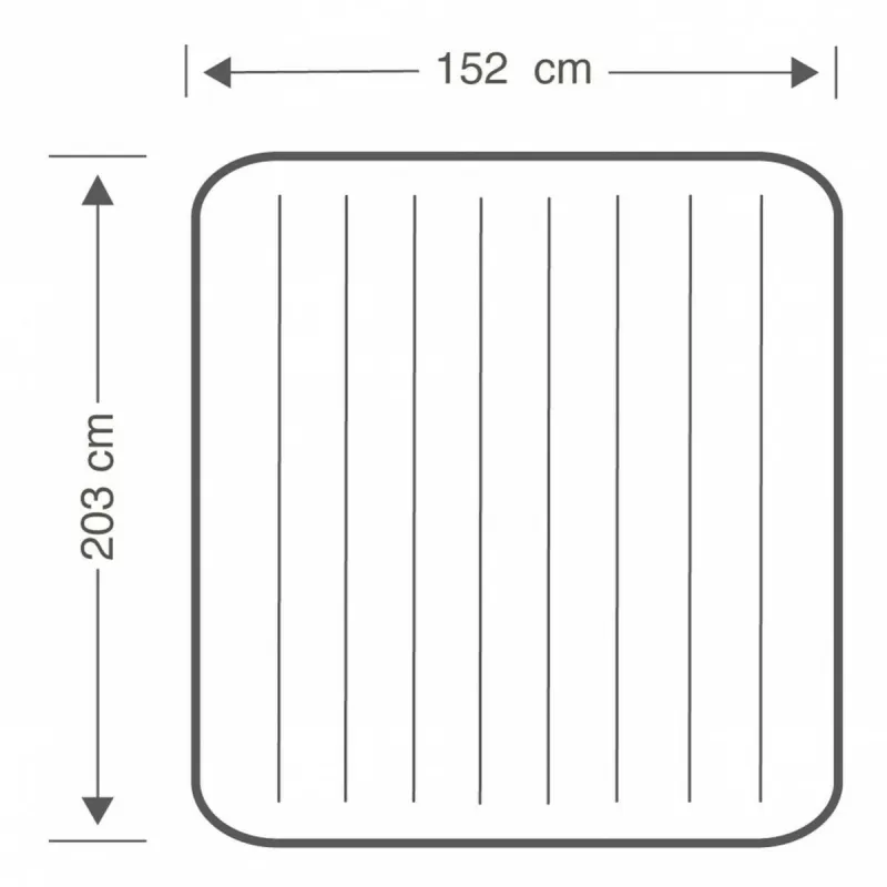 Air Bed Intex STANDARD CLASSIC DOWNY 203 x 25 x 152 cm