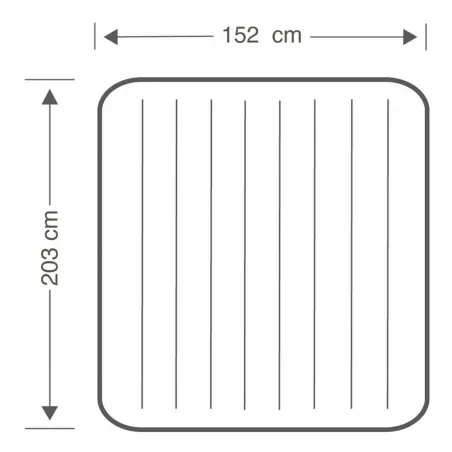 Air Bed Intex STANDARD CLASSIC DOWNY 203 x 25 x 152 cm